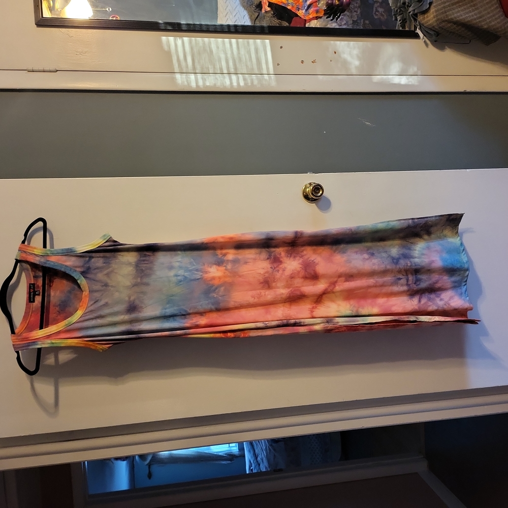 Tie dyed long dress
